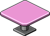 Sakura Pink Square Table